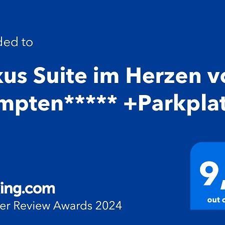 Luxus Suite im Herzen von Kempten***** +Parkplatz Buitenkant foto