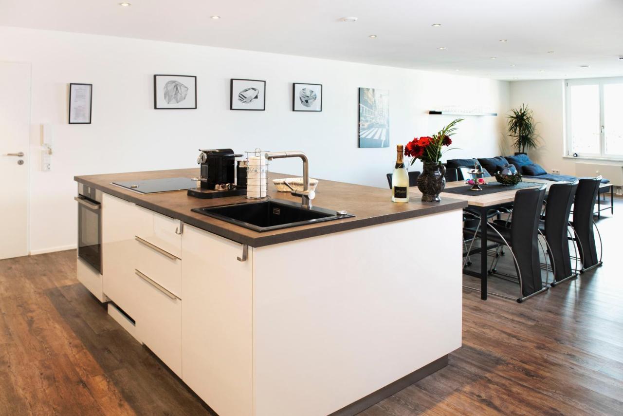 Luxus Suite im Herzen von Kempten***** +Parkplatz Buitenkant foto